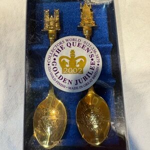 Spoons for Queen Elizabeth 11 golden jubilee!